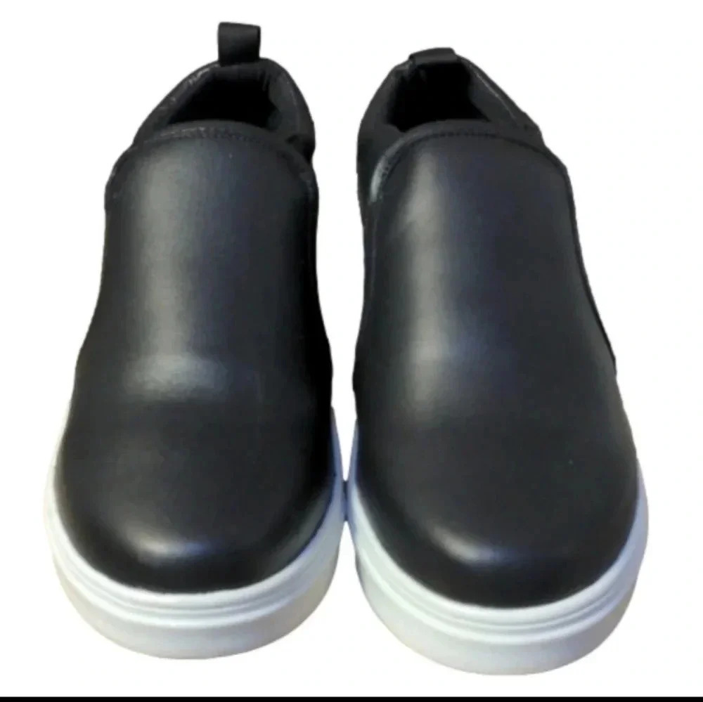 Steve Madden Boys' B-Elliott Slip-On Leather Sneakers